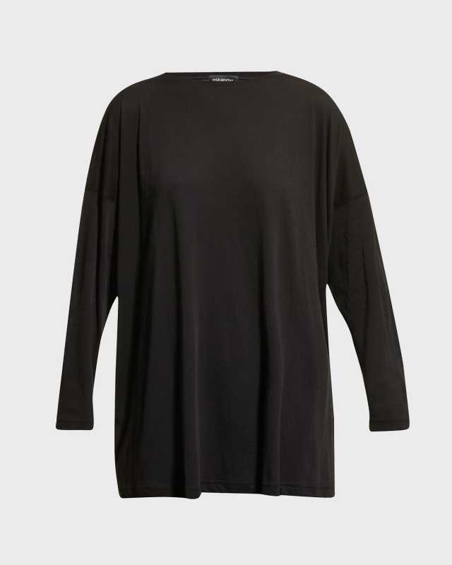 Ultra-Light Cotton Long-Sleeve T-Shirt (One Size)